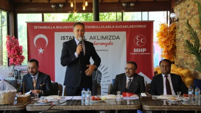 MHP İstanbul İl Başkanı Volkan Yılmaz, Çatalcalı muhtarlarla buluştu