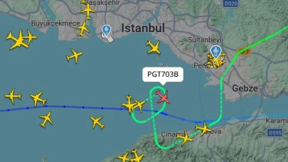 İstanbul’da fırtına; uçaklar havada tur atmak zorunda kaldı