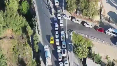 Sancaktepe’de dronlu trafik denetimi