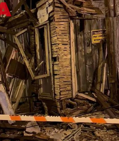 Beyoğlu’nda Çökme Tehlikesi: Sütlüce Mahallesi’ndeki Binada Kısmi Çökme Meydana Geldi