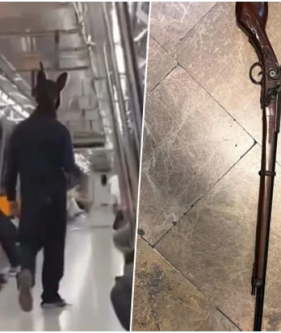 Metroda yolcuları korkutan çocuk gözaltına alındı!