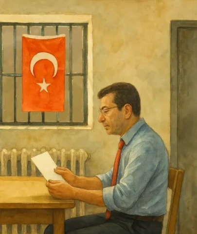 İmamoğlu cezaevi koğuşunu paylaştı: Ben çizdim, arkadaşlarım resmetti
