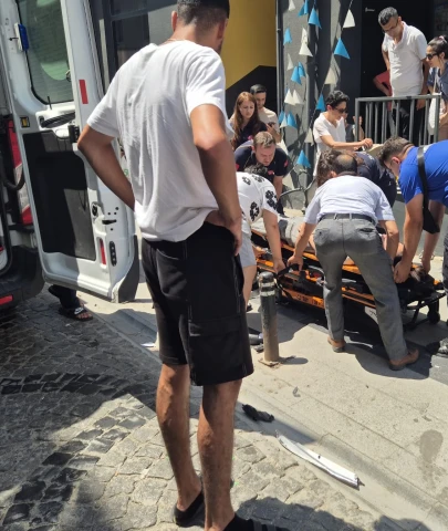 Fren yerine gaza bastı olan oldu