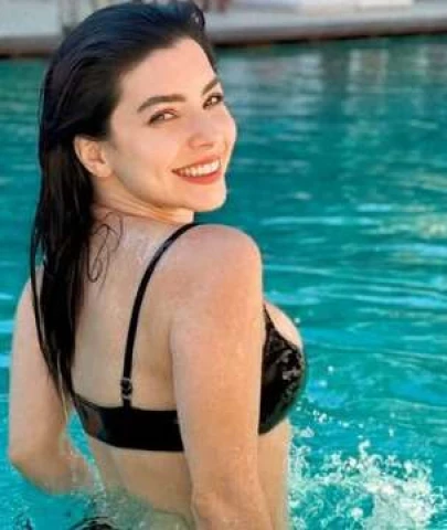 Bikini siyah Merve beyaz