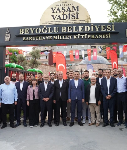 Baruthane yaşam vadisi Beyoğlu'nda hizmete açıldı