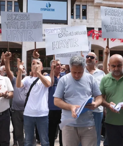 Eyüpsultan halkı eylem yaptı: İmar planı tepki çekti