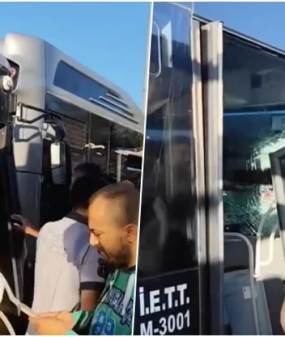 Metrobüsler birbirine girdi: 2 yaralı