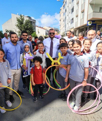 Arnavutköy'de gençler Avrupa Hareketlilik Haftası'nda spor yaptı