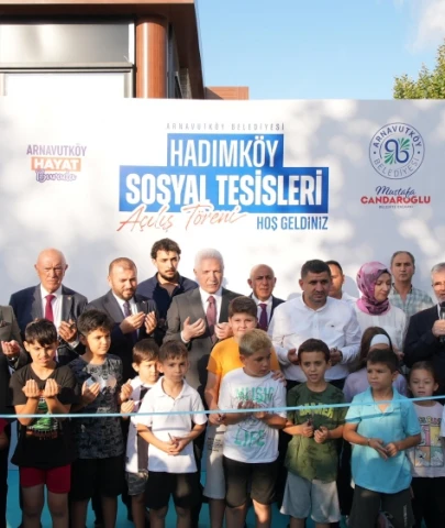 Hadımköy'de yeni sosyal tesis hizmete açıldı