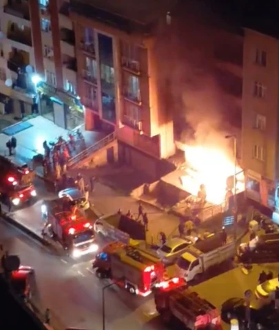 Yangına ıslıklı müdahale