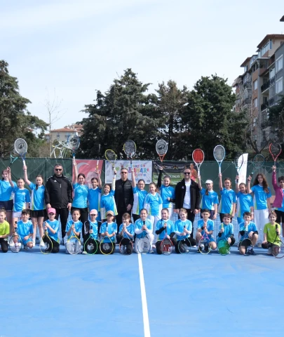 Büyükçekmece’de tenis şöleni