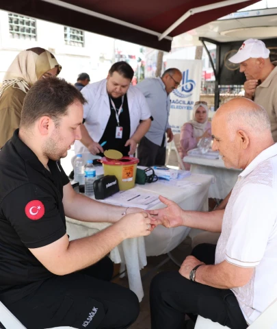 Camide sağlık  taraması yapıldı
