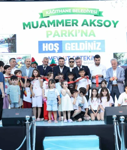 Kağıthane park açılışı yaptı