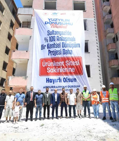 Sultangazi’de kentsel dönüşüm çalışmaları sürüyor