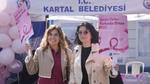 Kartal'da balonlar umut için yükseldi