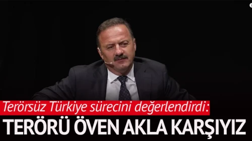 Terörü öven akla karşıyız