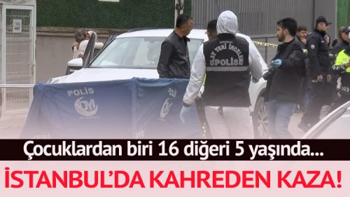 İstanbul'da kahreden kaza!