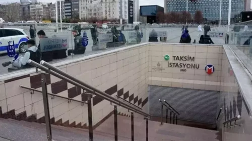 Taksim'deki metro istasyonları geçici süreyle kapatılacak