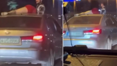 İstanbul trafğinde twerk yapan kadına ceza!