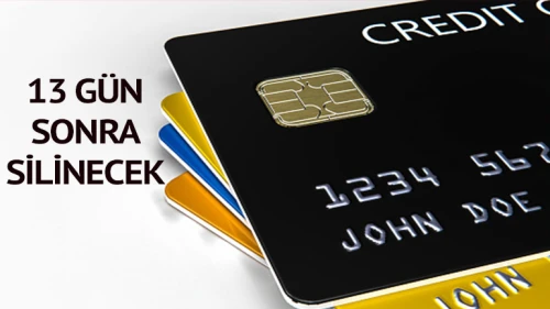 Kredi kartı olan herkesi ilgilendiriyor