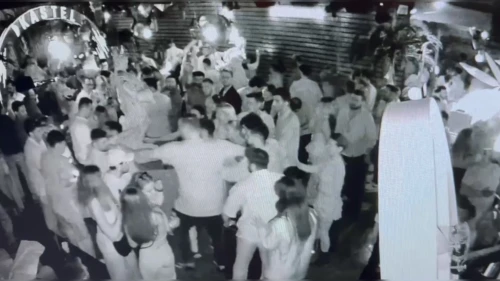 Eğlence mekanında dehşet dakikaları!