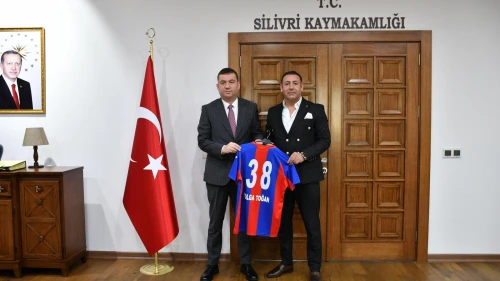 Silivrispor Başkanı Murat Yıldız protokol ziyaretlerine devam ediyor