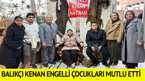Engelli bireyler Kenan Balcı'nın hayata geçirdiği Türkiye Deniz Canlıları Müzesi'ni gezdi