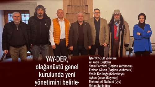 Yayıncıların sesi YAY-DER,'in Başkanlığıan Ali Avcu geldi