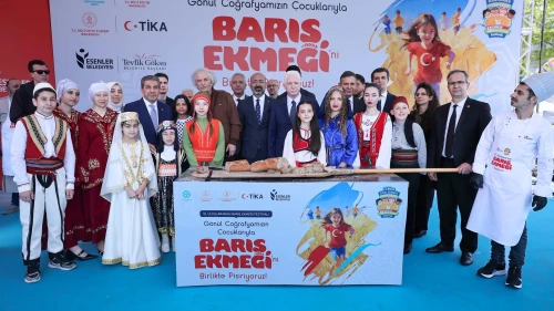 Esenler barış ekmeği yaptı