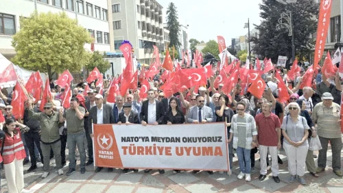 Dedeağaç’taki NATO tatbikatı Edirne’de protesto edildi