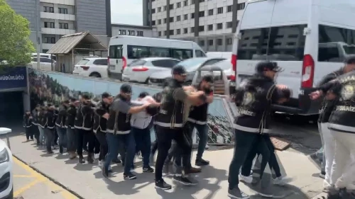 Suç örgütlerine operasyon: 16 gözaltı