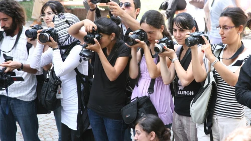 Gazeteciler eylemde