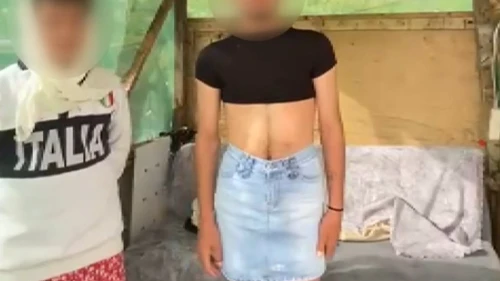 Arnavutköy'de kuş çaldığını iddia ettikleri kişilere kadın kıyafeti giydirdiler!