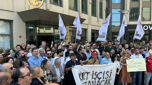 KRT çalışanları hak arayışında