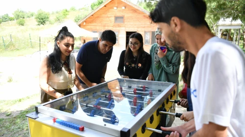 Beylikdüzü'nde gençler  moral  depoladı