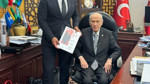 Gökhan Türkeş Öngel’den MHP Lideri Bahçeli’ye Ziyaret