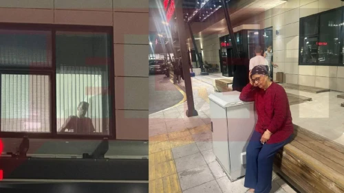 Murat Çalık'ın annesi hastane kapısında bekliyor