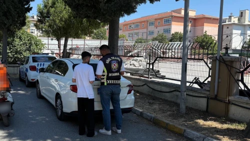 Trafik magandasına ceza yazıldı