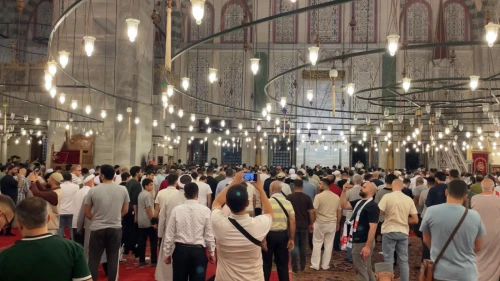 Fatih Camii'nde Gazze için dua edildi