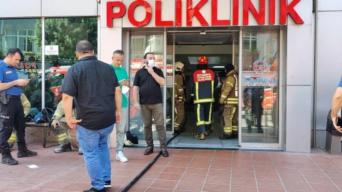 Hastanede yangın paniği yaşandı