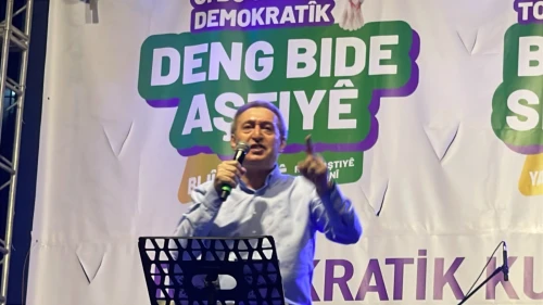 DEM Parti eş genel başkanı Bakırhan: Yeni dönemin en güvenli limanı barıştır