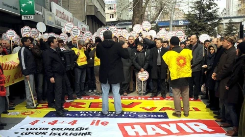 KESK üyeleri sokağa çıktı!