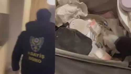 Evden suç üstüne suç çıktı