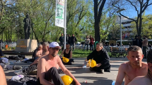 Madenci alanı terk etmeyecek