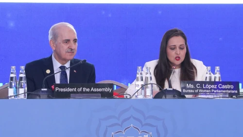 TBMM Başkanı Numan Kurtulmuş Kadın Parlamenterler Forumu'nda konuştu
