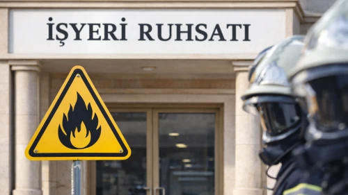 Raporu olmayan işletme yandı!