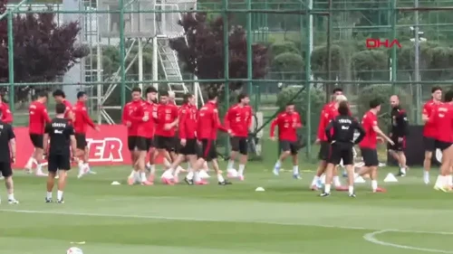 A Milli Takım, Kuzey Makedonya maçının hazırlıklarını tamamladı