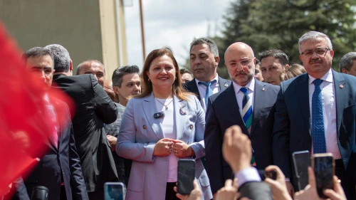 Köksal'a mehterli karşılama
