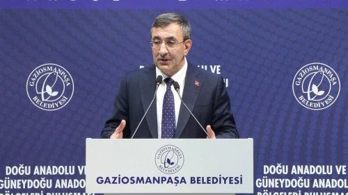 Cumhurbaşkanı Yardımcısı Yılmaz: Türkiye Cumhuriyeti'ni çatışmalardan, ateşten uzak tutuyoruz