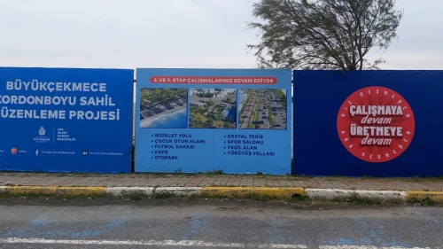 Büyükçekmece sahilindeki bariyerler vatandaşı bezdirdi!